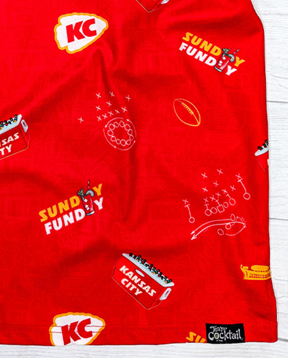 Kansas City Tailgaters 'Sunday Funday' Mens Polo