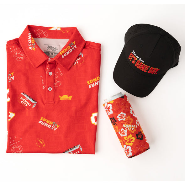 Kansas City Tailgaters 'Sunday Funday' Mens Polo