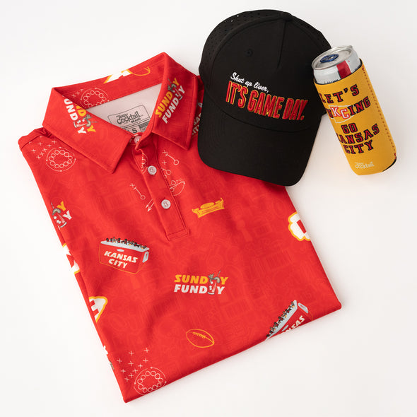 Kansas City Tailgaters 'Sunday Funday' Mens Polo