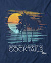 Sunny, Chance of Cocktails Unisex Triblend T-Shirt