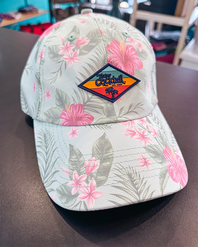 Team Cocktail Sunset Patch Kona Performance Hat - Green