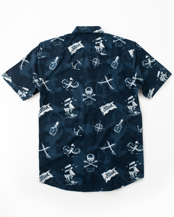 Pirate Flag Unisex Button Up