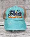 Team Cocktail RETRO 3D Ponytail Hat