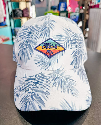 Team Cocktail Sunset Patch Blue Palms Performance Hat