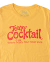 Team Cocktail Logo Gold/Red Triblend Unisex T-Shirt