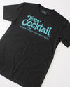 Team Cocktail Logo Black/Turquoise Triblend Unisex T-Shirt