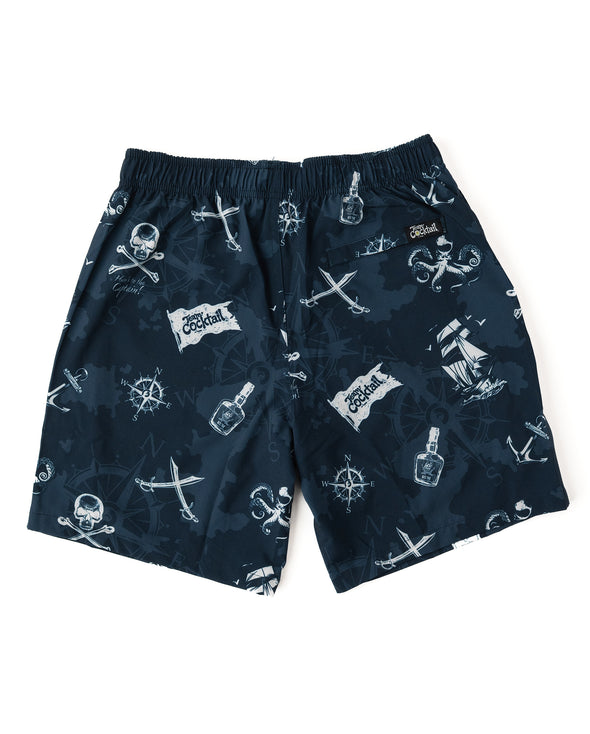 Pirate Flag Unisex Hybrid Swim Shorts