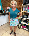 Tiki Getaway Performance Overlap Skort