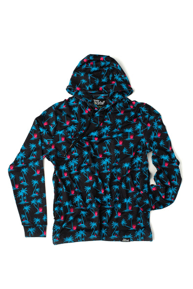 Tropical Buckets Lightweight Performance Pullover Hoodie