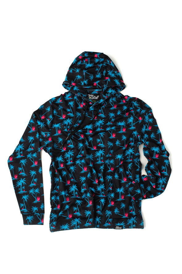 Tropical Buckets Lightweight Performance Pullover Hoodie