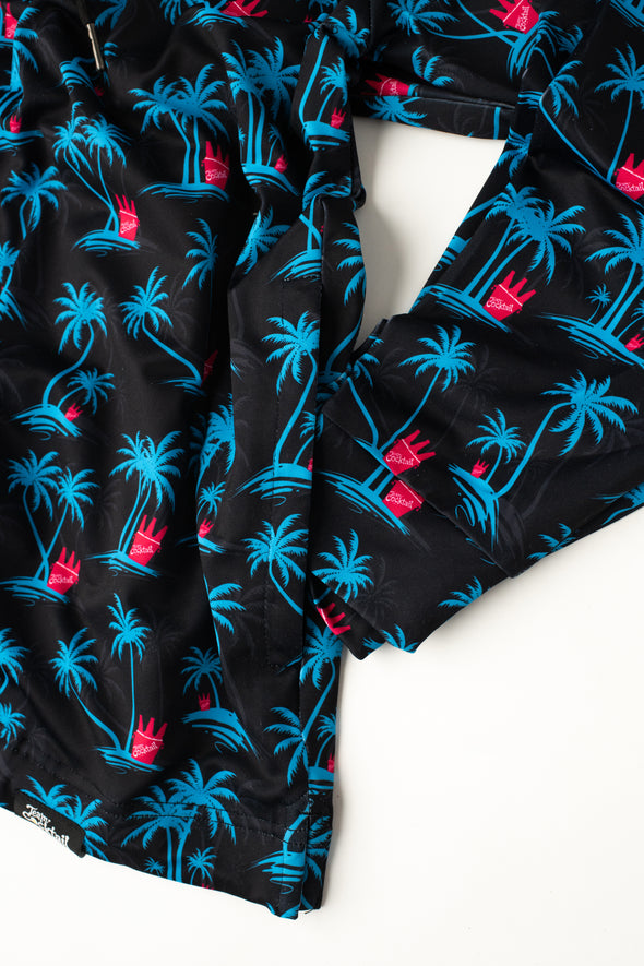 Tropical Buckets Lightweight Performance Pullover Hoodie