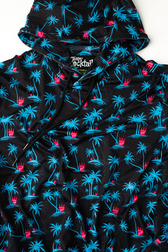 Tropical Buckets Lightweight Performance Pullover Hoodie