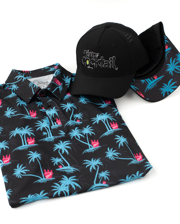 Tropical Buckets Mens Polo