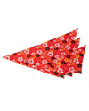 KC Chiefs Floral Dog Bandana