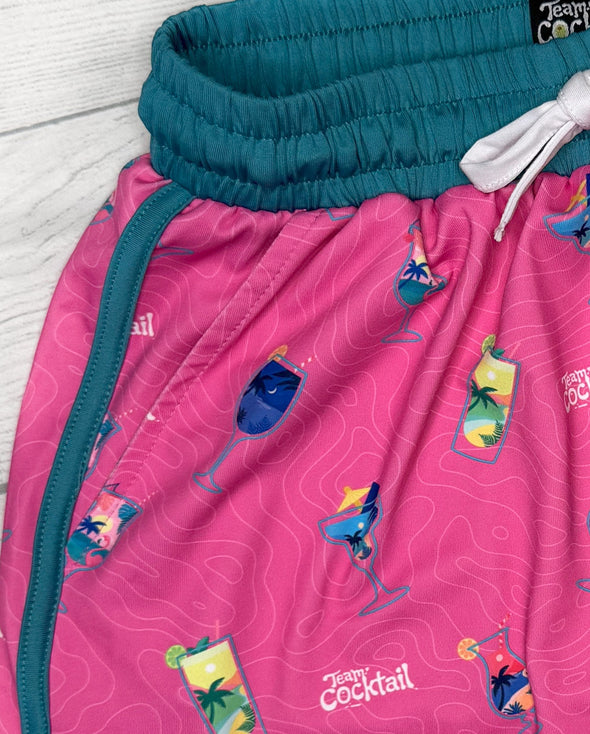 Vacation Cocktails Ladies Shorts