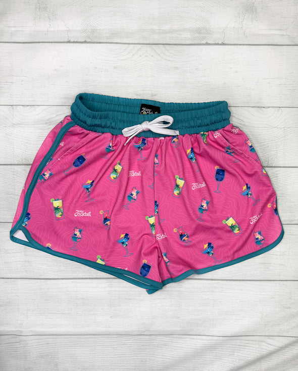 Vacation Cocktails Ladies Shorts