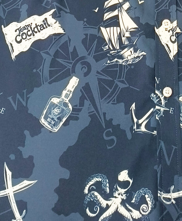 Pirate Flag Unisex Button Up