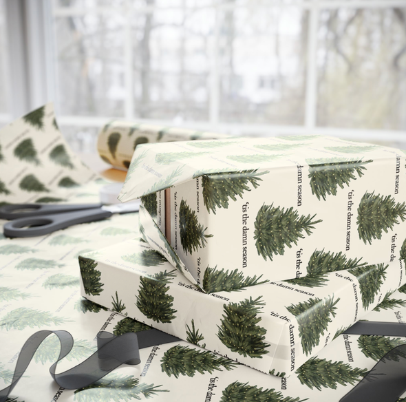 Tis the Damn Season Wrapping Paper