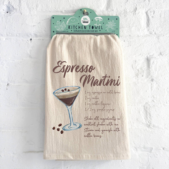 Espresso Martini Recipe - Watercolor Kitchen Towels