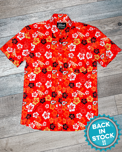 Tropical Kansas City Football Unisex Button Up