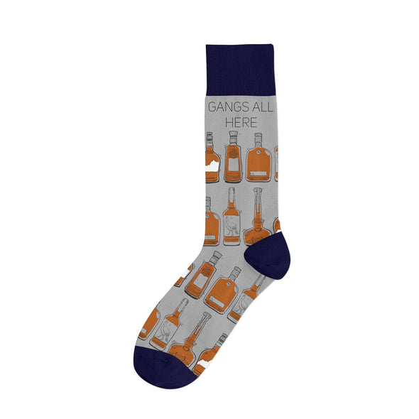 Gangs All Here Bourbon Whiskey Socks