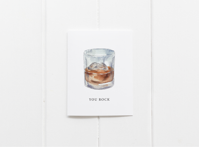 You Rock Bourbon Greeting Card