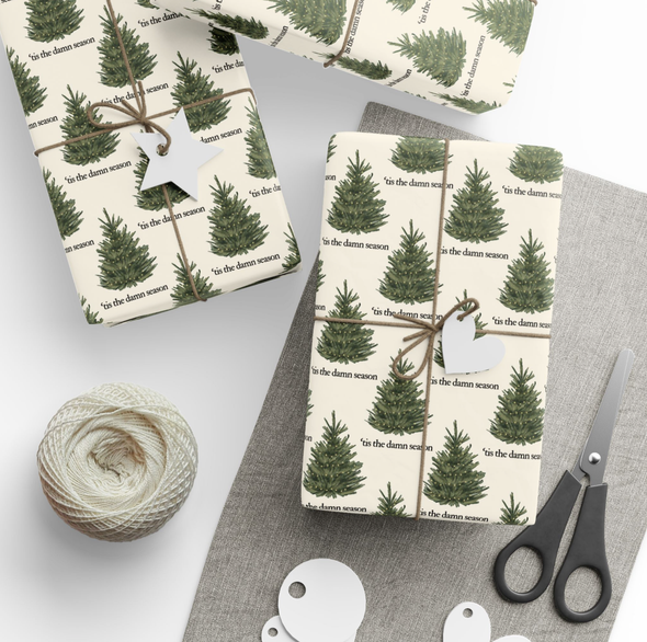 Tis the Damn Season Wrapping Paper