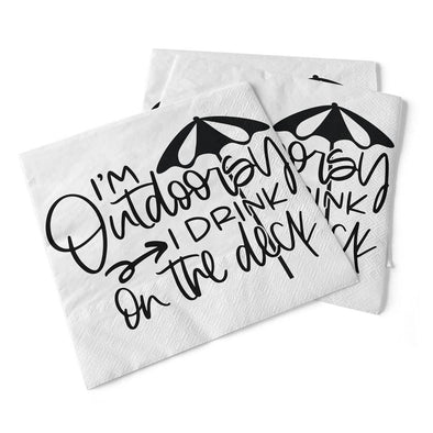 I'm Outdoorsy | Beverage Napkins