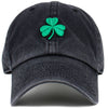 Shamrock Dad Hat - Black