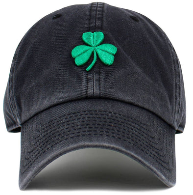 Shamrock Dad Hat - Black
