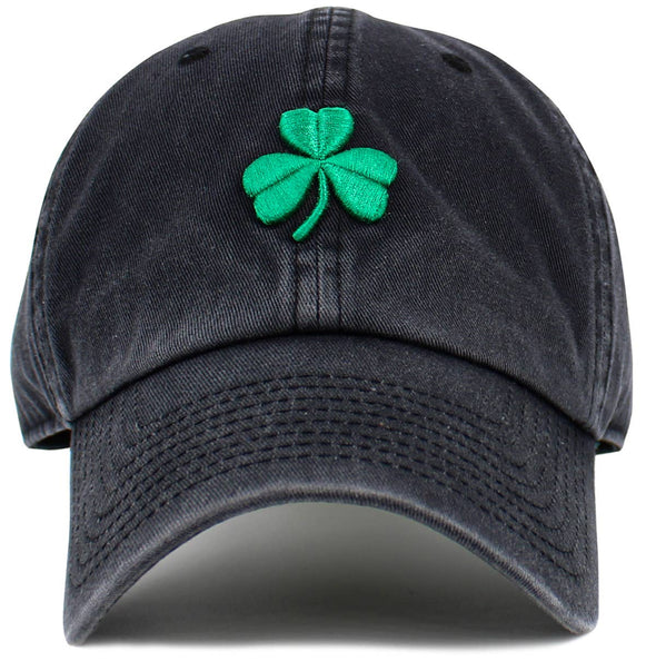 Shamrock Dad Hat - Black