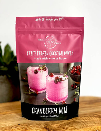 Natural Cranberry Acai Wine Slushy Mix