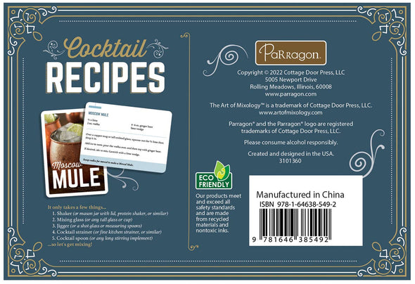 The Art of Mixology Cocktail Recipes Cards