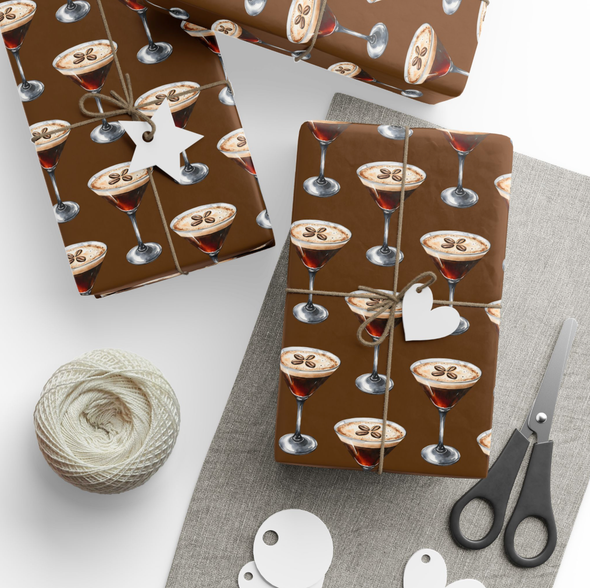 Espresso Martini Wrapping Paper