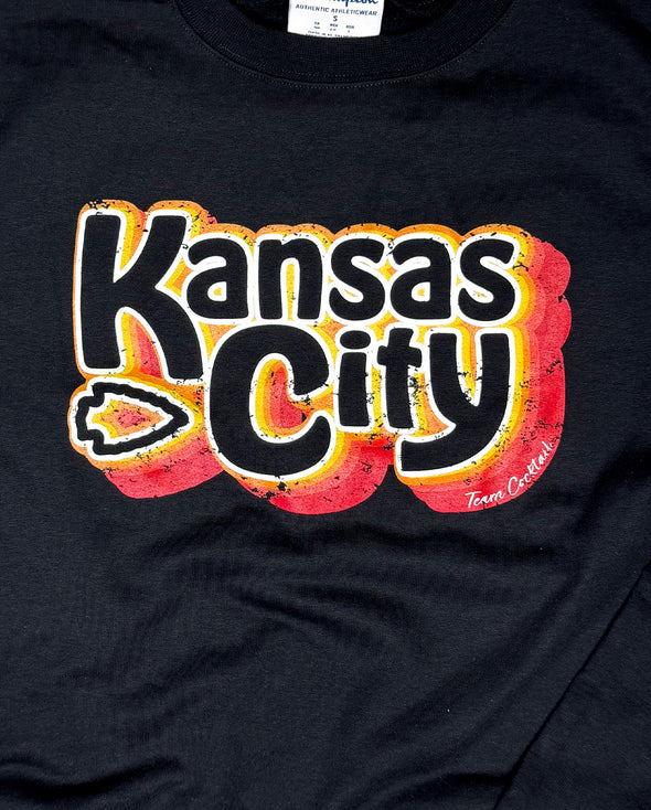 Kansas City Retro Unisex Crewneck Fleece