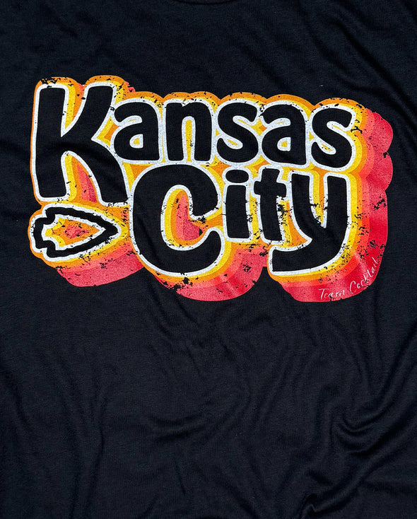 Kansas City Retro Unisex Tee (Black)