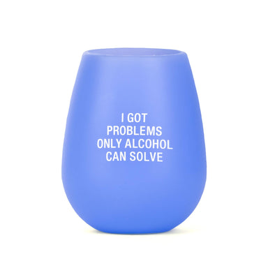 Problems Stemless Silicone Wine Glass