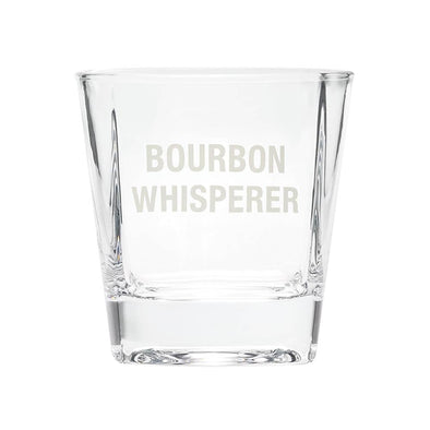 Bourbon Whisperer Rocks Glass