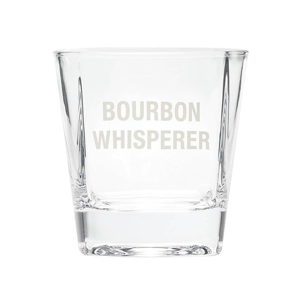 Bourbon Whisperer Rocks Glass