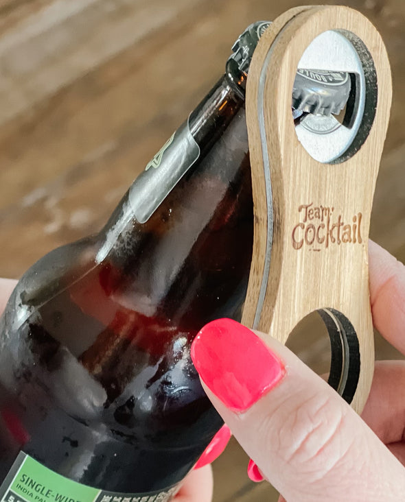 Bamboo Bottle Opener