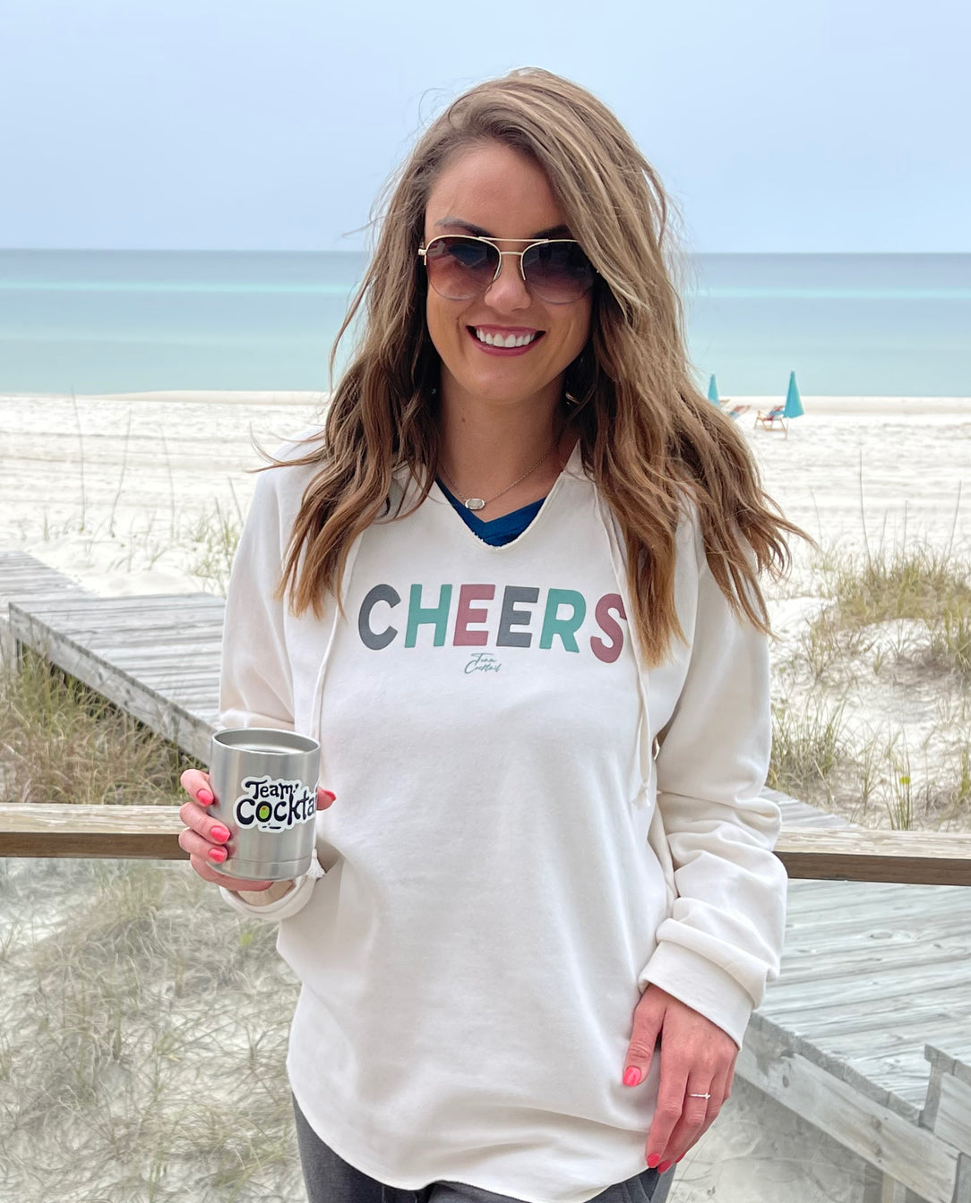 CHEERS Lightweight Women's Sweatshirt – Team Cocktail
