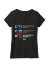 COCKTAIL PARTY Ladies Vneck Tee