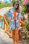 Hamptons Tropical Kimono