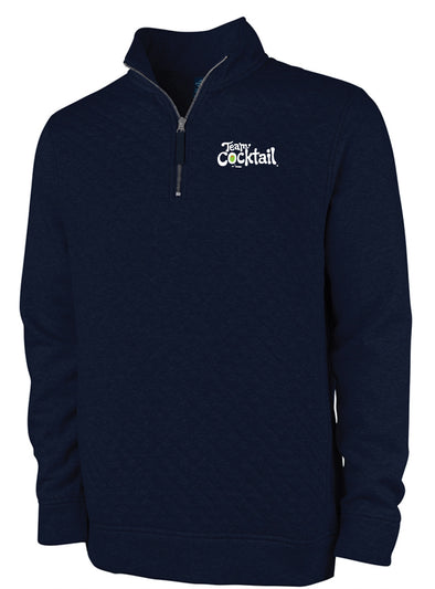 Team Cocktail Logo Quilted 1/4 Zip Pullover (Unisex)