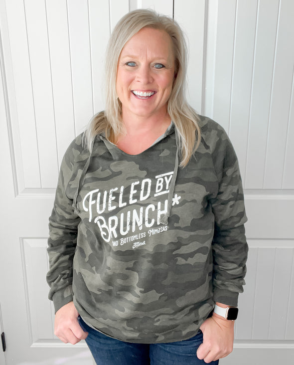 Fueled By Brunch Lightweight Women's Sweatshirt