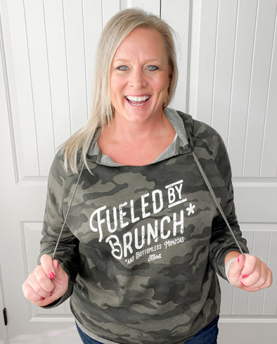 Fueled By Brunch Lightweight Women's Sweatshirt