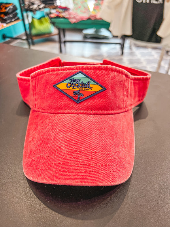 Team Cocktail Sunset Patch Visor