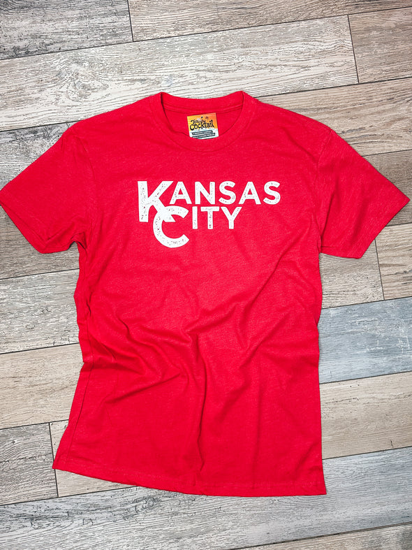 Kansas City Block Red Unisex Tee