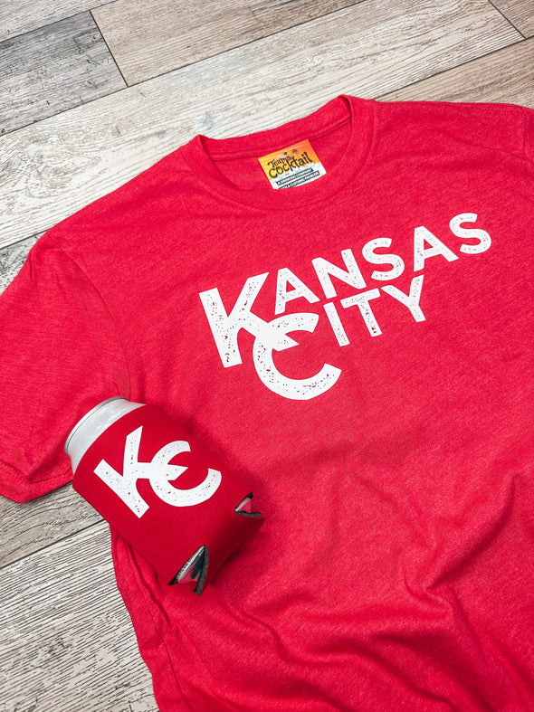 Kansas City Block Red Unisex Tee