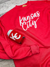 Kansas City Script Champion Crewneck Sweatshirt